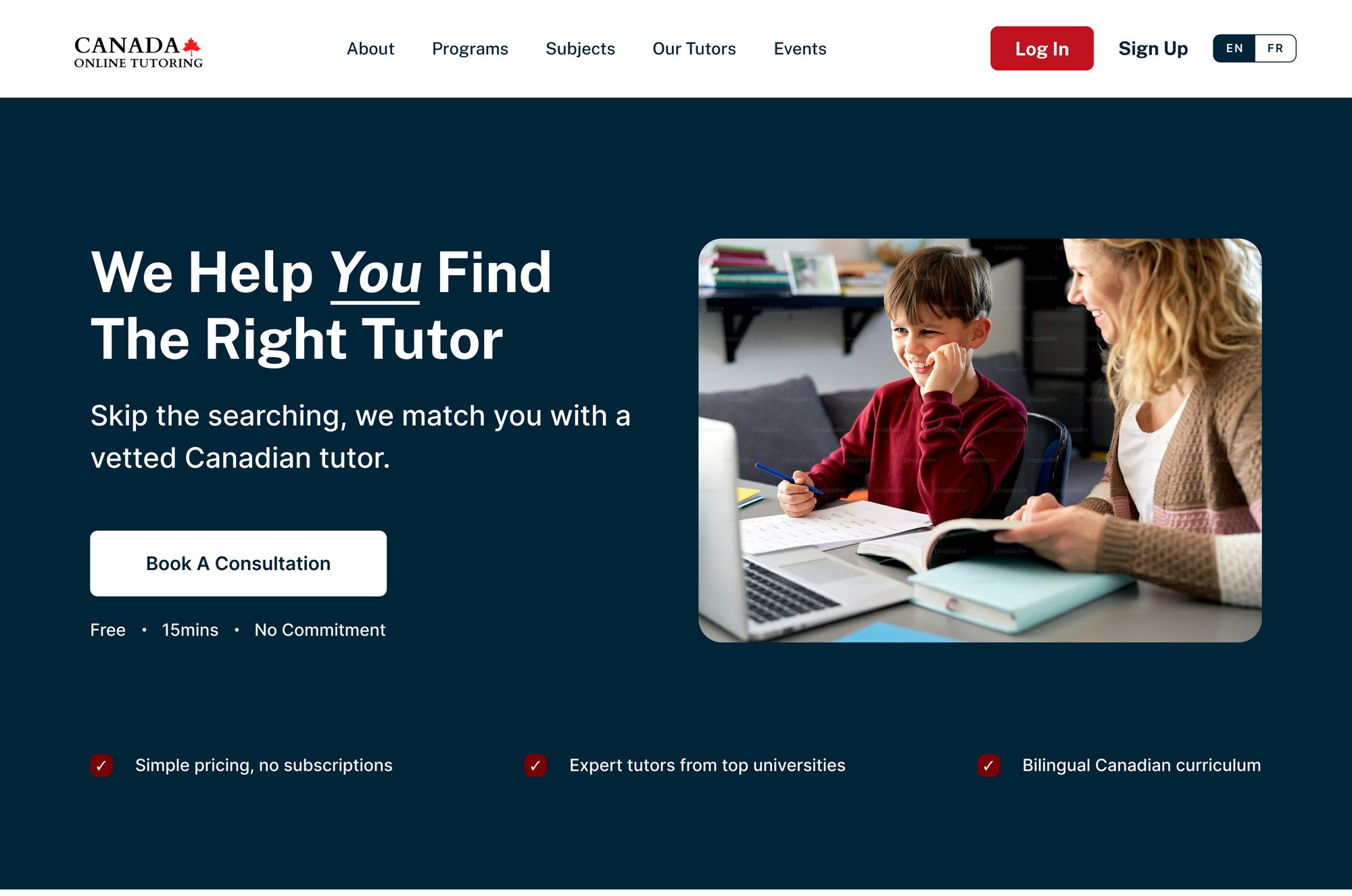 Canada Online Tutoring