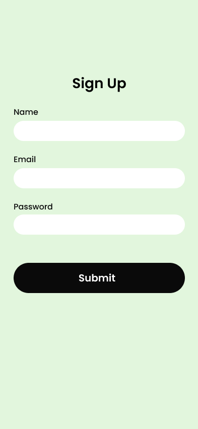 Path Learning sign up — Name, Email, and Password