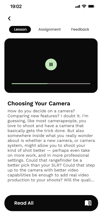 Path Learning lesson — Choosing Your Camera with video
