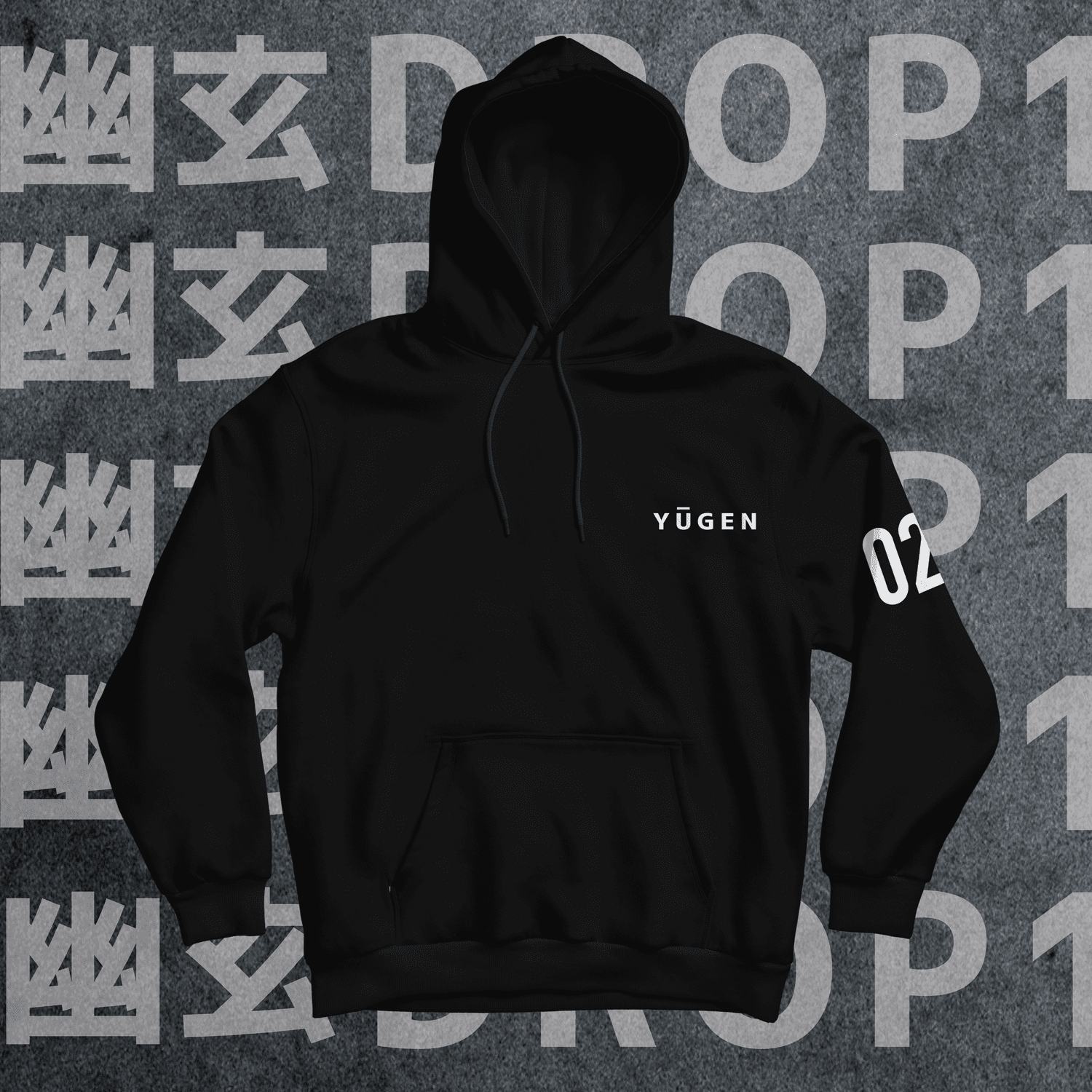 Bloom 02 hoodie, front graphic