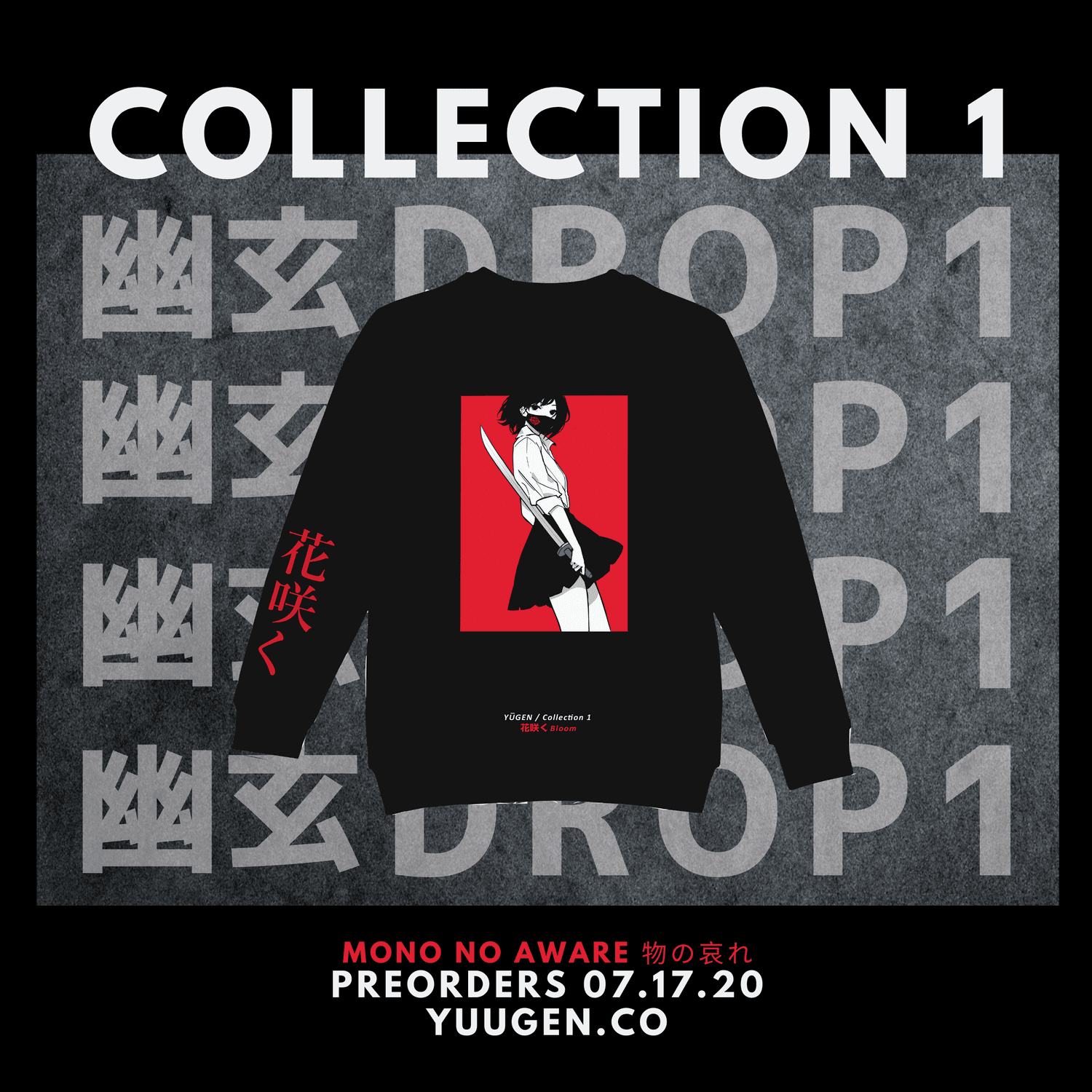 Yuugen Collection I Bloom hoodie campaign